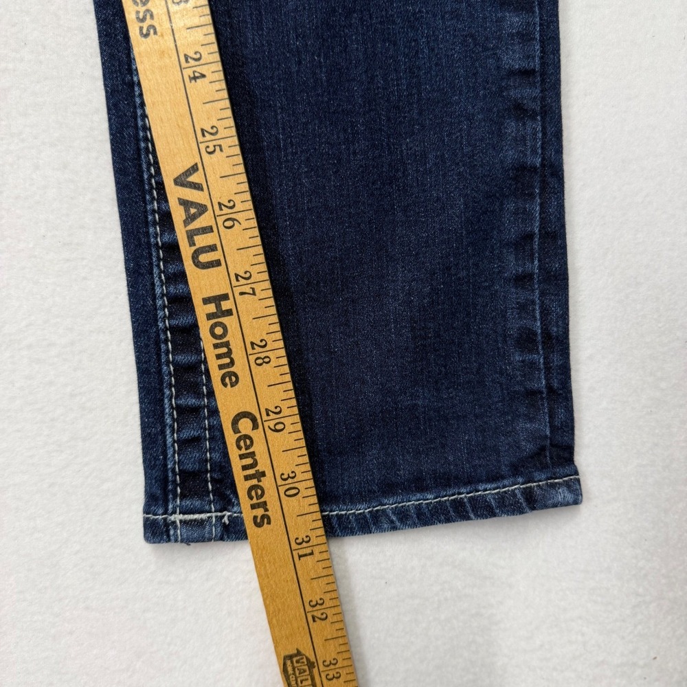 Rock Revival Womens Jessica Skinny Jeans Dark Wash Crystal Flap Pocket 29 Y2K - Picture 11 of 11